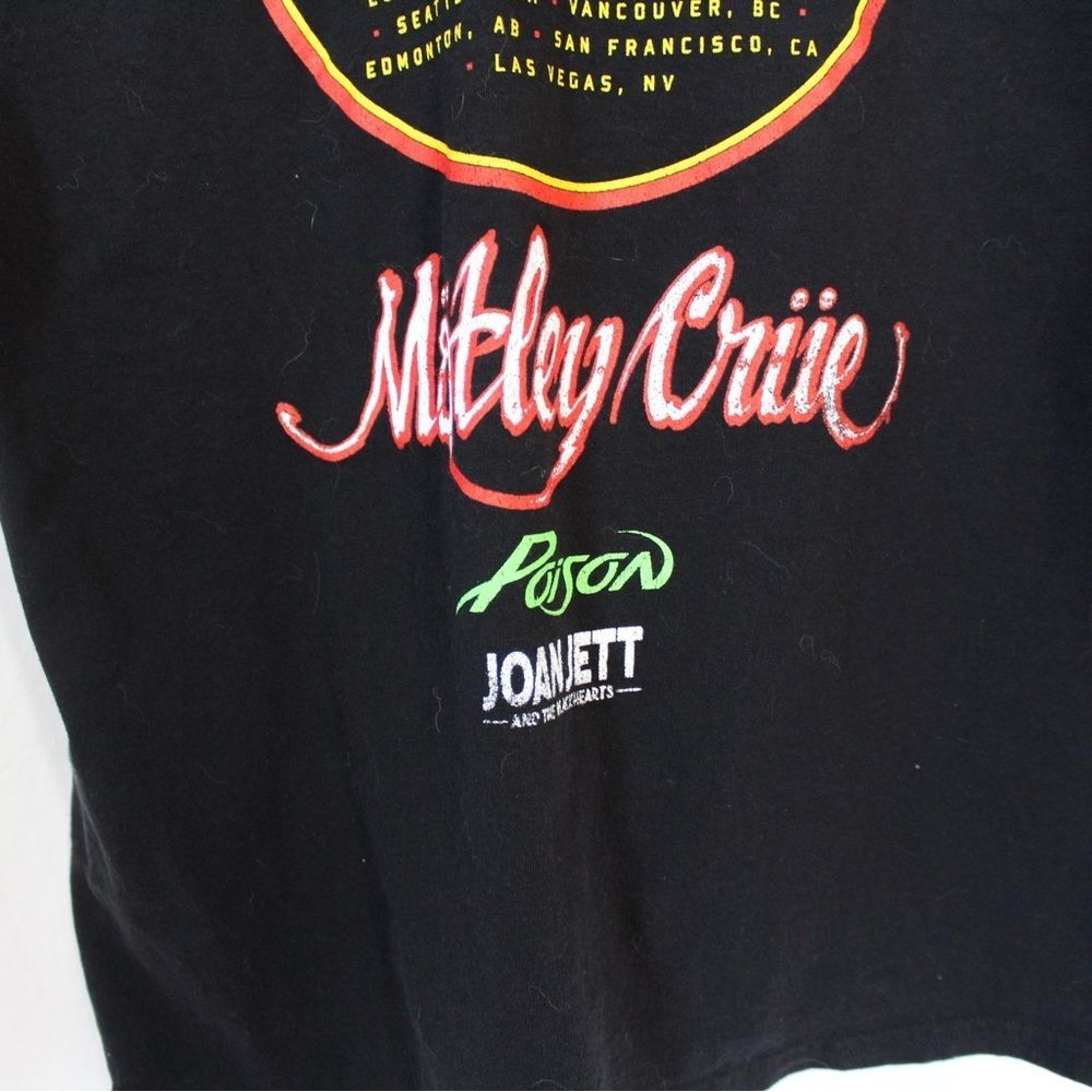 Def Leppard Motley Crue The Stadium Tour Tee 2022 Extra Large - Picture 5 of 7
